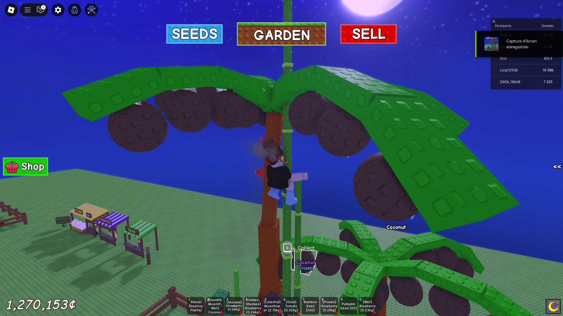 Grow A Garden Bat Tous Les Records Et Propulse Roblox Au Sommet GAMEWAVE Noix Coco Bambou Grow Garden 